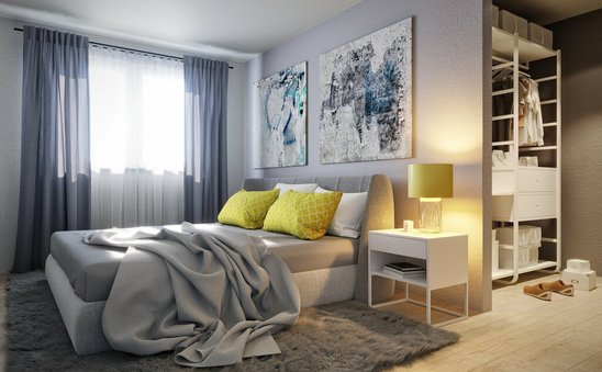 Aura-136-Schlafzimmer-1 Wand und Boden